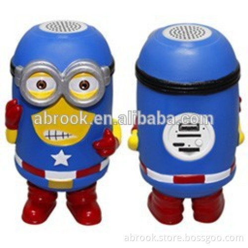 2015 wholesale minion cartoon bluetooth speaker new